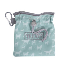 Green Dog Treat Bag Holder Portable Hands Free Pouch Puppy Training Walking