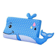 (blue) Cartoon Pillow for Children Slow Rebound Memory Foam Dinosaur Dog Elephant Shape
