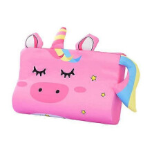 (pink) Cartoon Pillow for Children Slow Rebound Memory Foam Dinosaur Dog Elephant Shape