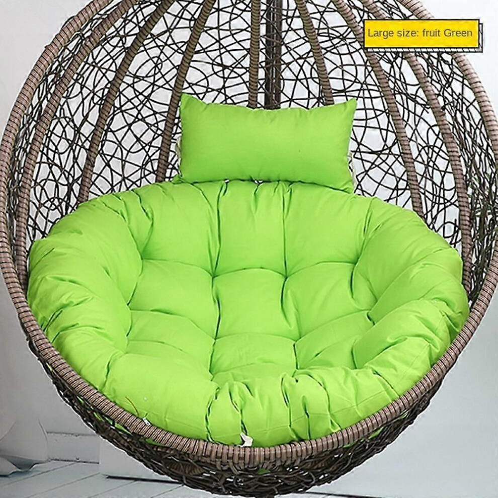 (green) Hammock Swing Chair Mat 105cm Rocking Chair Seat Mat Durable Throw Pillow  Home