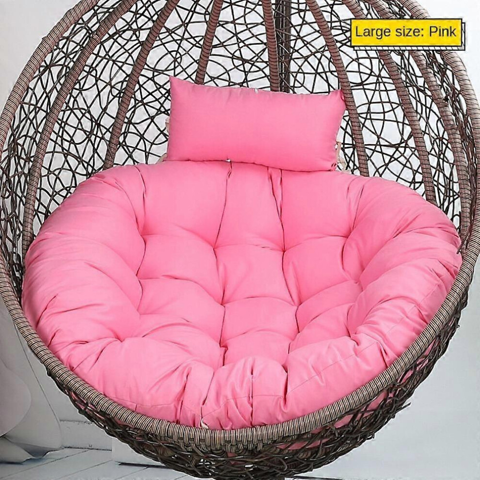 (pink) Hammock Swing Chair Mat 105cm Rocking Chair Seat Mat Durable Throw Pillow  Home