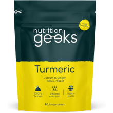 Turmeric Tablets 2000mg with Black Pepper & Ginger | 120 High Strength Curcumin Supplements | Easy Swallow Tablets (Not