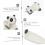 Panda Chopstick Rest Holder Eetstokjesrek Mini Eetstokjesstandaard 3