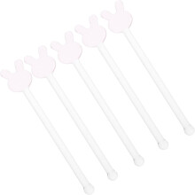 5 stuks glazen roerstaafjes voor cocktails, roerstaafjes voor drankjes, voor barfeestjes, kleurvaste roerstaafjes