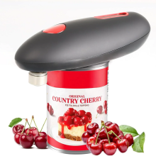 (black) Electric Can Opener One Touch Automatic Jar Bottle