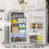 Homcom HOMCOM 91L Freestanding Under Counter Fridge with Lock Grey 6