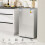 Homcom HOMCOM 91L Freestanding Under Counter Fridge with Lock Grey 8
