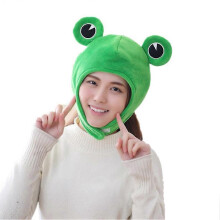 (Big Ear Frog) Cute Frog Animal Plush Earflap Ear Warmer Props