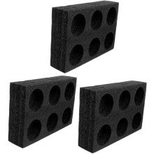 3 stuks drankhouders, koffie, melk, thee, trays, 6-gats drankverpakkingslades