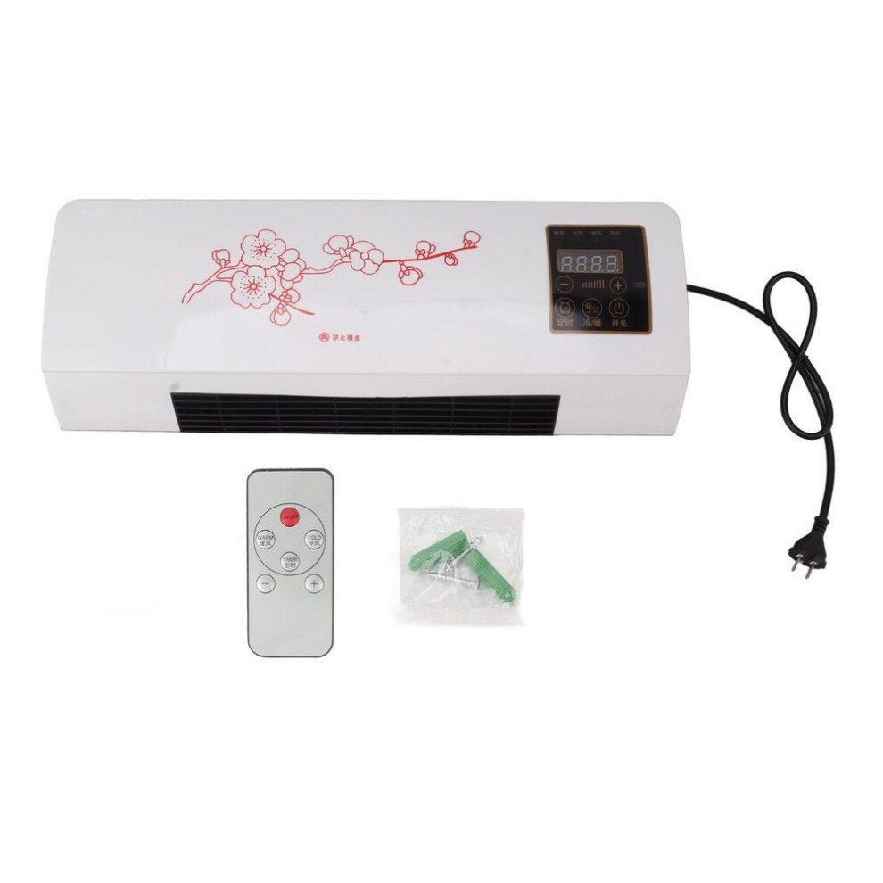 Wall Mounted Air Conditioner Heater Mini Electric Heating And Cooling Machine With Remote Control