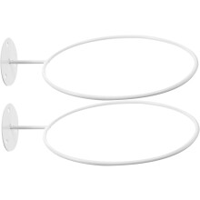 Basketbal wandmontagerek 2-pack voor basketbal, voetbal, volleybal, display, stevige houder, sportieve woondecoratie