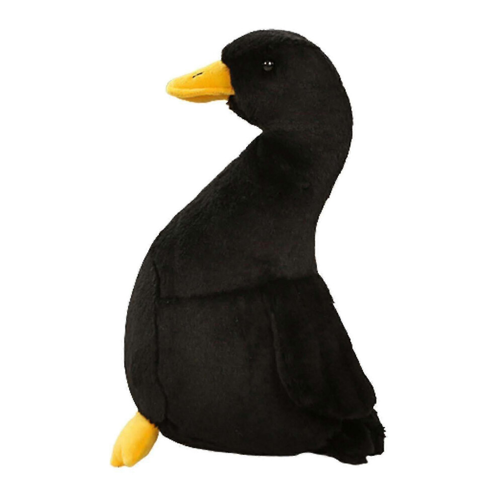 (30Cm, ) Adorable Duck Plush Doll Soft Stuffed Toy Kids Hugging Pillow Gift 30/40Cm Black