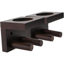Sportuitrusting Organizer Honkbalknuppel Muurbevestiging 2 stuks Houten Knuppelhouder Knuppel Opberghouder