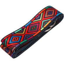 Yoga-stretchband voor dames, yoga-riem met D-ring, elastisch beenrekkoord, fitnessband, taille- en beenweerstandsband