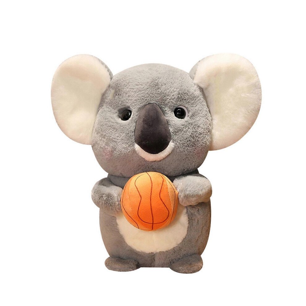 (25cm Basketball) Cartoon Koala Plush Doll Anti-wrinkle Plush Material Gift for Girl Women Lover Girlfriend