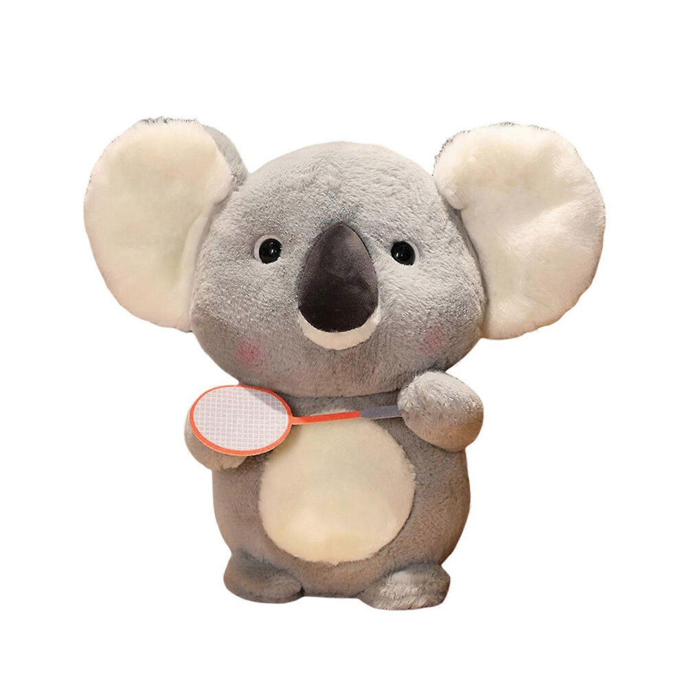 (25cm Rackets) Cartoon Koala Plush Doll Anti-wrinkle Plush Material Gift for Girl Women Lover Girlfriend