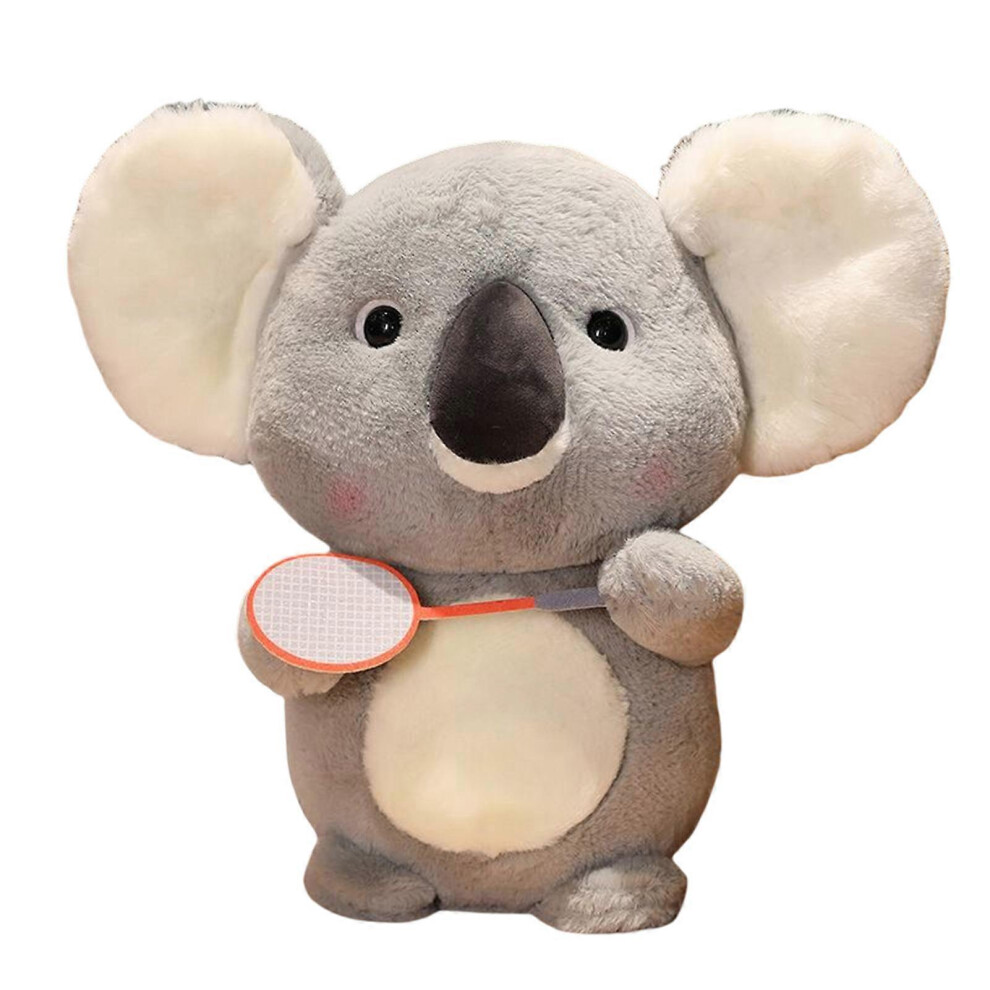(40cm Rackets) Cartoon Koala Plush Doll Anti-wrinkle Plush Material Gift for Girl Women Lover Girlfriend