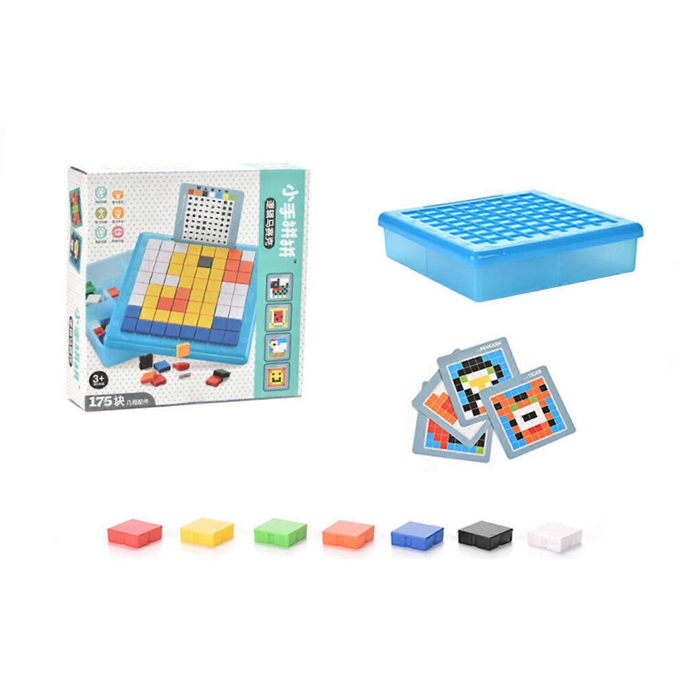 (3) Mosaic Puzzle Kids\' Learning Educational Toys Childhood Development 3D Puzzle Toy Set