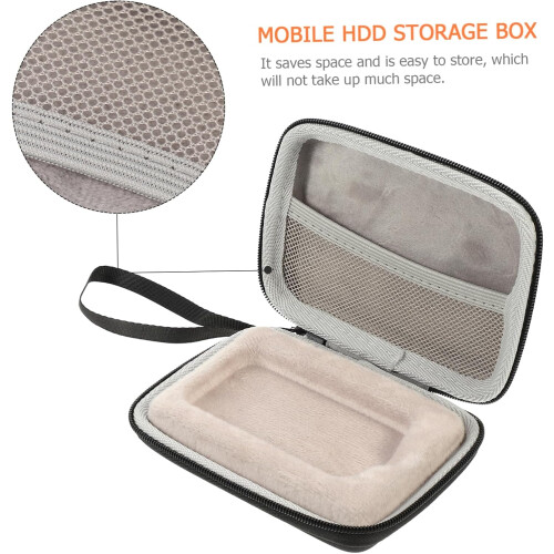 Datakabelcontainer, oortelefoon, draagbare opbergtas voor camera-accessoires 2
