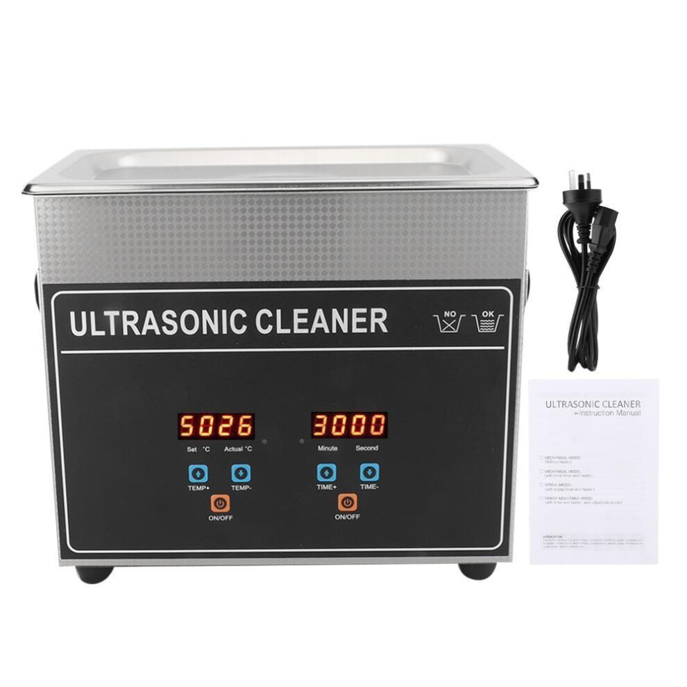 3.2l Su304 Stainless Steel Ultrasonic Cleaner Heater Cleaning Machine