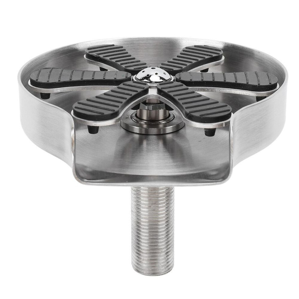 Automatic Cup Washer High Pressure Glass Rinser Press Type Stainless Steel Cup Cleaner For Bar