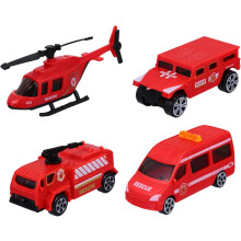4 stuks technische autospeelgoed automodellen voor kinderen, veilig en stevig speelgoed voor jongens en meisjes