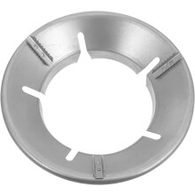 Winddichte houder voor een fornuis van aluminium met openingen, essentieel wokringrek voor een gasfornuis