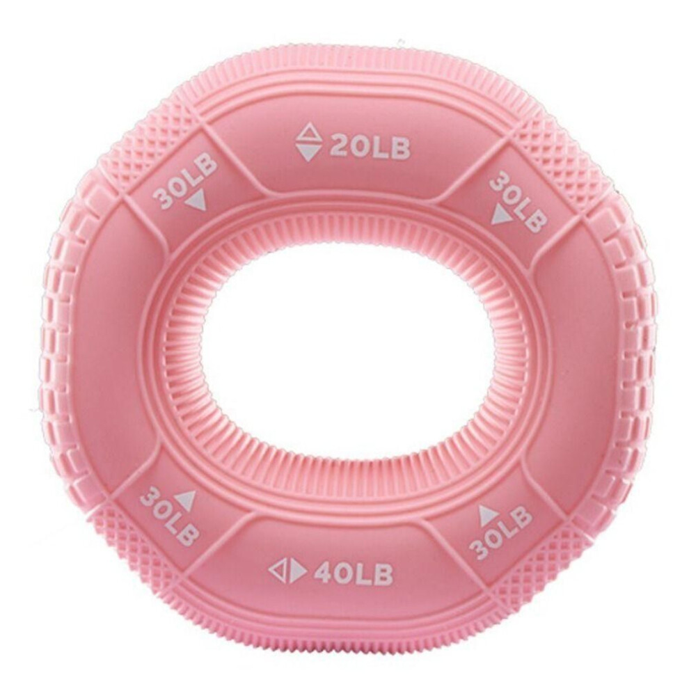 (pink) Silicone Wrist Expander Portable Fitness Grip Expander Finger Forearm Trainer  Fitness