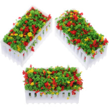 stuks decoratieve plantenbakken, miniatuur bloembedden, poppenhuisbloembedden, microlandschapsornamenten