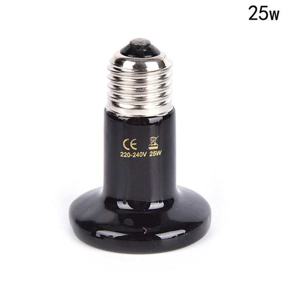 (25W) Thickened Infrared Ceramic Emitter Heat Light Bulb Lamp For Reptile Pet Brooder