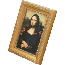 Gedetailleerde mini-olieverfschilderij-accessoire, mini-huis, decoratief ornament, 1 stuk, stevig en elegant