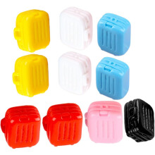 Miniatuur koffer ornament voor poppenhuis 10 stuks mini koffers vintage mini huisdecoratie