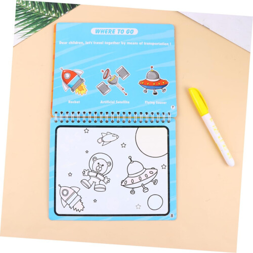Herbruikbare kleurboeken, schilderboek met pen, graffitiboek 1