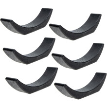 Kunststof halterdisplayrek, set van 6 stuks, halterrek voor gewicht, halterhouder voor thuis en sportschool, 138 mm lang