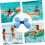 Verstelbare waterhalters 2-pack Eva Pool Weights Halteroefeningen 3