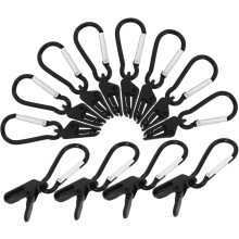 12-pack zeildoekclips, zonneschermnetclip, tentzeilclip voor buitenkampeertenten