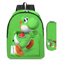 (Style 4) Animation de dessin animé Mario Brothers petit cartable dinosaure Yoshi élèves du primaire et du secondaire