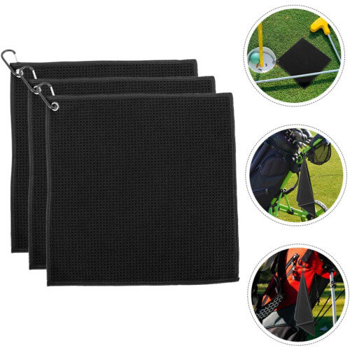 Professionele droge golfhanddoek, compacte microvezel golfbalreinigingshanddoekset 1