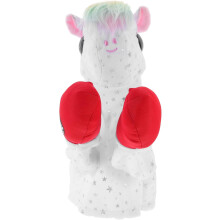 Intrekbare eenhoornvormende handpop, boksende eenhoorn handpop, fantasiespel