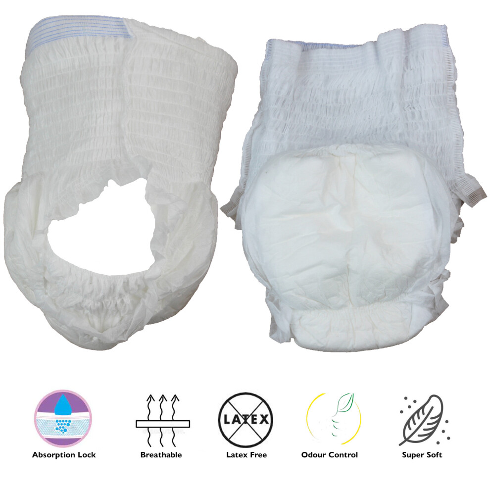 Actiasgear Adult Incontinence Pants, Extra Large Disposable Diapers