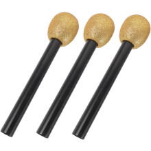 Microfoonspeelgoed 3-pack glitterschuim rekwisieten lichtgewicht draagbaar voor toneelspel