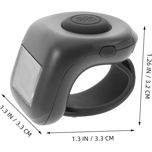 Lichtgevende teller Vingerteller Clicker Ringontwerp Tellerapparaat Handteller Ringteller 1