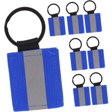 Reflecterende sleutelhanger, modelhouder, hangtas, spiegel, bordtopper, zwarte wenskaart