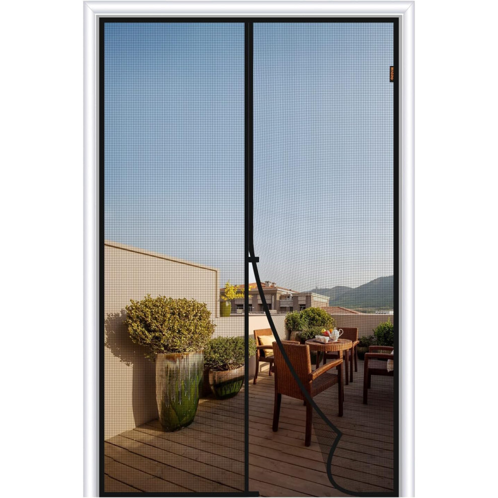 Photos - Other for Repair  Magnetic Screen Door,Screen Door Mesh,Keep Bugs Out, Easy Install Works with Front Doors(Fit Door Size 35 x 80 Inch, Black)