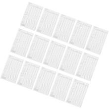 15 stuks golf scorekaartblok gecoat papier scoreboek voor golfers buiten scorekaarten organizer golf score logboek