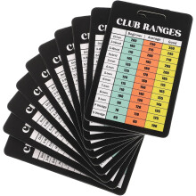 Golf scorekaarten voor golftas conversietabel golfregels kaarten efficiënte golftool