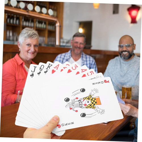 Jumbo Speelkaarten Set Extra Grote Poker Speelkaarten 1
