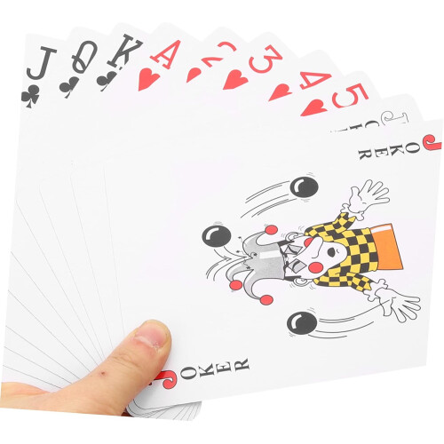 Jumbo Speelkaarten Set Extra Grote Poker Speelkaarten 2
