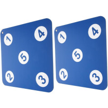 Dubbelzijdige schermdoel voor indoor training Gemaakt van rubber Eenvoudig te monteren aan de muur Geschikt voor verschillende niveaus van schermers