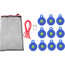 10 stuks herbruikbare opblaasbare schietdoelen voor de buikspieren, benodigdheden voor buitentraining en nauwkeurigheidsverbetering